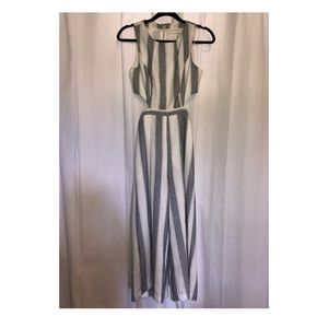 L'ATISTE Pants - Striped jumpsuit with cutouts L'ATISTE Pants - Striped jumpsuit with cutouts